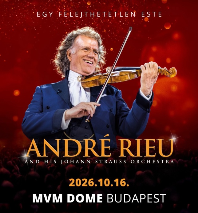 André Rieu 2026-ban újra Budapesten koncertezik - Jegyinfók itt!
