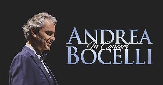 Andrea Bocelli 2024-ben Budapesten az MVM Domban koncertezik - Jegyek itt!